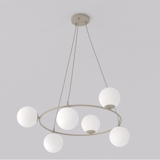 Emibig Emibig AZURA 6 MOKKA OPAL - Elegant pendant lamp for any space