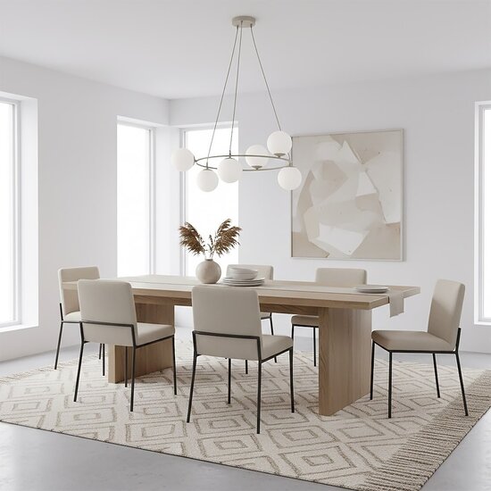 Emibig Emibig AZURA 6 MOKKA OPAL - Elegant pendant lamp for any space