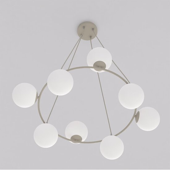 Emibig Emibig AZURA 8 MOKKA OPAL - Elegante Pendelleuchte für jeden Raum