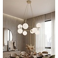 Emibig Emibig AZURA 8 MOKKA OPAL - Lampe suspendue élégante pour tous les espaces