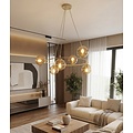 Emibig Emibig AZURA 6 MOKKA AMBER - Elegant pendant lamp for cozy spaces