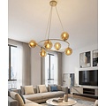 Emibig Emibig AZURA 6 MOKKA AMBER - Elegant pendant lamp for cozy spaces
