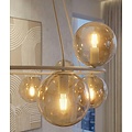 Emibig Emibig AZURA 8 MOKKA AMBER - Lampe suspendue élégante pour tous les espaces