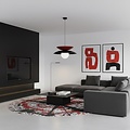 Emibig Emibig NAGOYA 1 BLACK/BU - Stilvolle skandinavische Pendelleuchte für jeden Raum