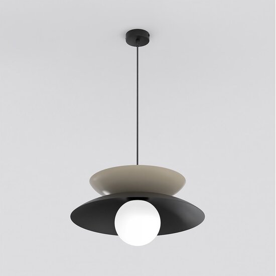 Emibig Emibig NAGOYA 1 BLACK/MO - Scandinavian pendant lamp for any space