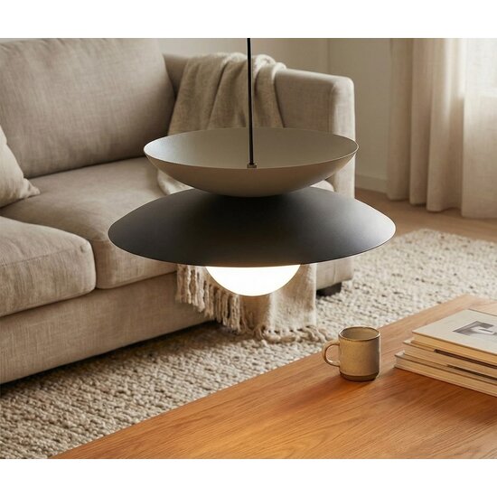 Emibig Emibig NAGOYA 1 BLACK/MO - Scandinavian pendant lamp for any space