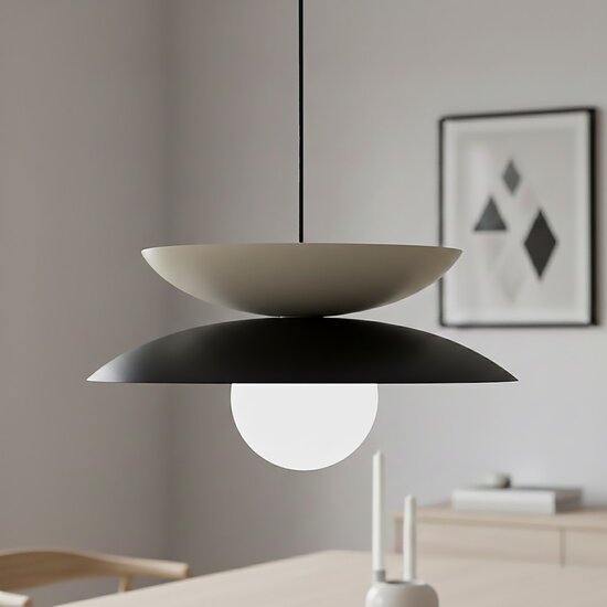 Emibig Emibig NAGOYA 1 BLACK/MO - Scandinavian pendant lamp for any space