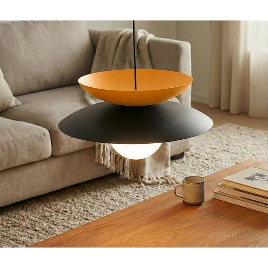 Emibig Emibig NAGOYA 1 BLACK/OR - Scandinavian pendant lamp for any space