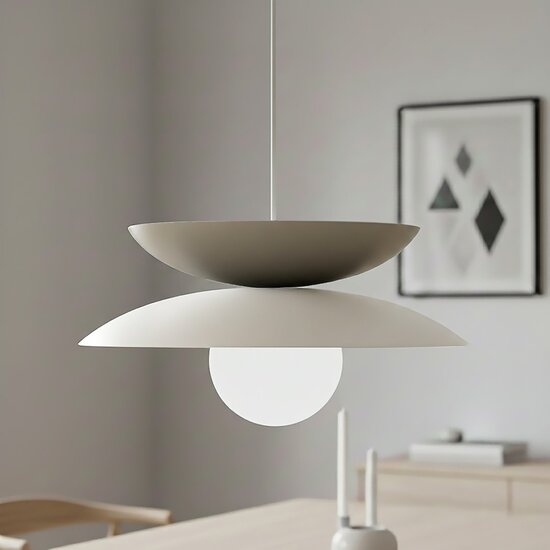 Emibig Emibig NAGOYA 1 WHITE/MO - Skandinavische Pendelleuchte für jeden Raum