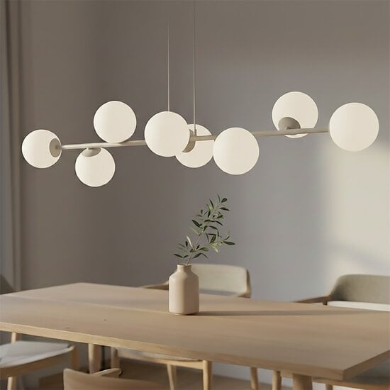 Emibig Emibig MAGNUS 8 MOKKA OPAL - Modern pendant lamp for stylish lighting