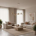 Emibig Emibig MAGNUS 6 MOKKA AMBER - Moderne Pendelleuchte für eine gemütliche Atmosphäre