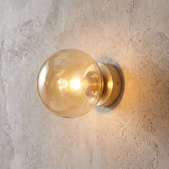 Emibig Emibig MAGNUS K1 MOKKA AMBER - Modern wall lamp for stylish lighting
