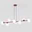 Emibig Emibig MAGNUS 8 BURGUNDY OPAL - Modern pendant lamp for stylish lighting