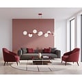 Emibig Emibig MAGNUS 8 BURGUNDY OPAL - Modern pendant lamp for stylish lighting