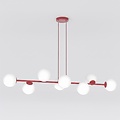 Emibig Emibig MAGNUS 8 BURGUNDY OPAL - Lampe suspendue moderne pour un éclairage élégant