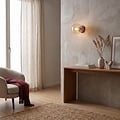Emibig Emibig MAGNUS K1 BURGUND TRANSPARENT - Moderne wandlamp voor sfeervolle verlichting