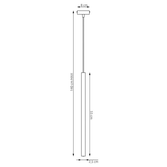 Emibig Emibig SELTER 1 MOKKA - Lampe suspendue moderne pour un éclairage élégant
