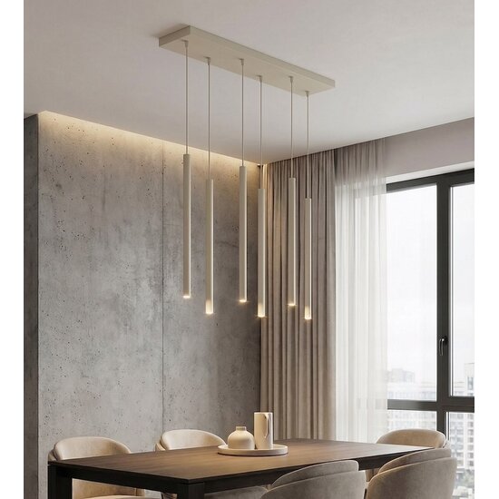 Emibig Emibig SELTER 6 MOKKA - Lámpara colgante moderna para una iluminación elegante