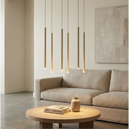 Emibig Emibig SELTER 6 MOKKA - Lámpara colgante moderna para una iluminación elegante