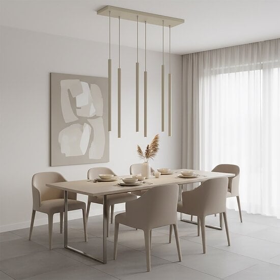 Emibig Emibig SELTER 6 MOKKA - Moderne hanglamp voor sfeervolle verlichting