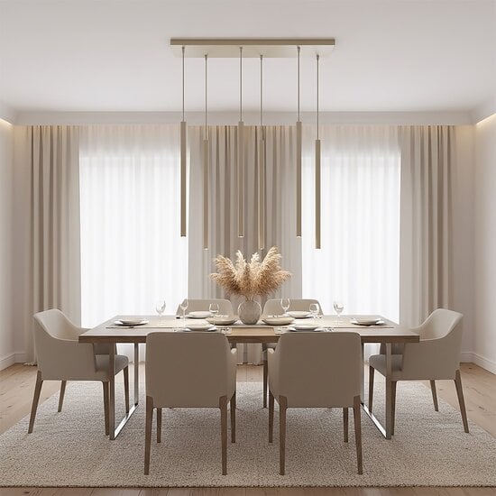 Emibig Emibig SELTER 6 MOKKA - Lámpara colgante moderna para una iluminación elegante