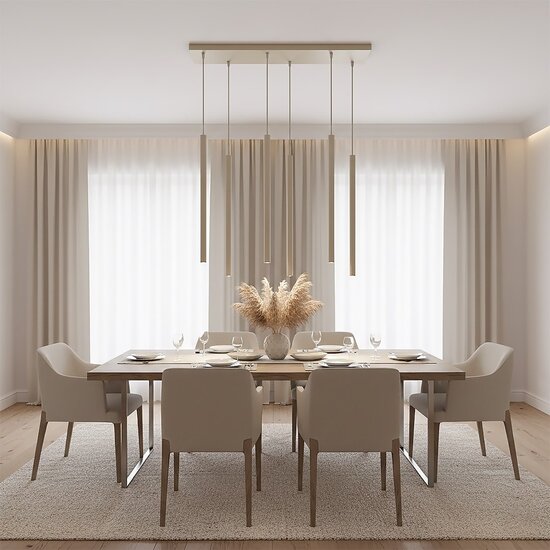 Emibig Emibig SELTER 6 MOKKA - Moderne Pendelleuchte für stilvolle Beleuchtung