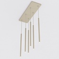 Emibig Emibig SELTER 6 MOKKA - Moderne hanglamp voor sfeervolle verlichting