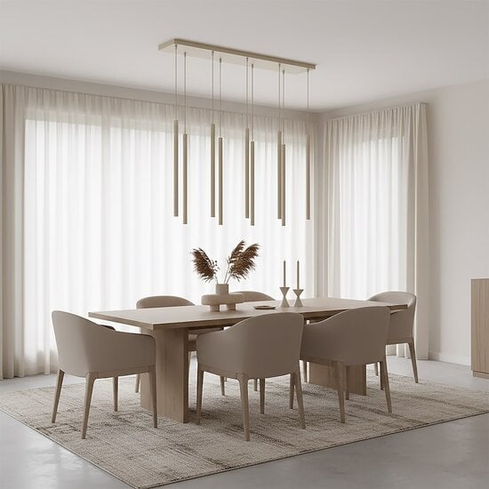 Emibig Emibig SELTER 9 MOKKA - Lámpara colgante moderna para una iluminación elegante