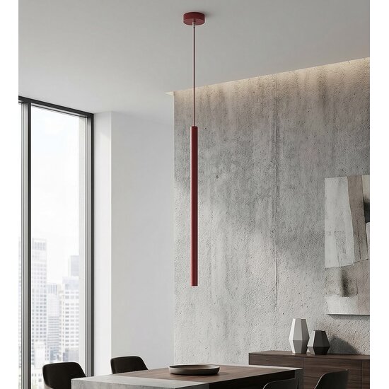 Emibig Emibig SELTER 1 BURGUNDY - Lampe suspendue moderne pour un éclairage élégant