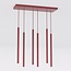 Emibig Emibig SELTER 6 BURGUNDY - Moderne Pendelleuchte für stilvolle Beleuchtung