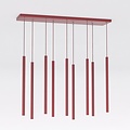 Emibig Emibig SELTER 9 BURGUNDY - Lámpara colgante moderna para una iluminación elegante