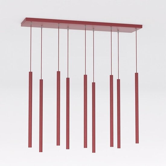 Emibig Emibig SELTER 9 BURGUNDY - Moderne Pendelleuchte für stilvolle Beleuchtung
