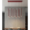 Emibig Emibig SELTER 9 BURGUNDY - Lampe suspendue moderne pour un éclairage élégant