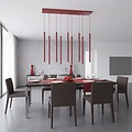 Emibig Emibig SELTER 9 BURGUNDY - Lámpara colgante moderna para una iluminación elegante