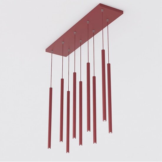 Emibig Emibig SELTER 9 BURGUNDY - Modern pendant lamp for stylish lighting