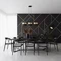 Emibig Emibig LUX 3 BL GOLD - Modern pendant lamp for a stylish ambiance