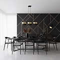 Emibig Emibig LUX 3 BL GOLD - Moderne hanglamp voor een stijlvolle ambiance