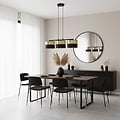 Emibig Emibig LUX 3 BL GOLD - Modern pendant lamp for a stylish ambiance