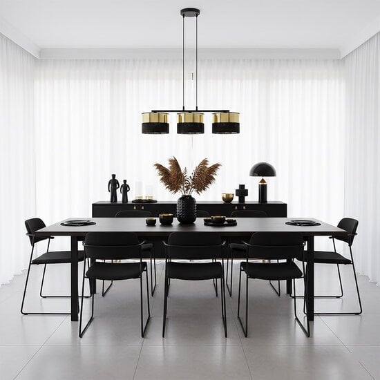 Emibig Emibig LUX 3 BL GOLD - Modern pendant lamp for a stylish ambiance