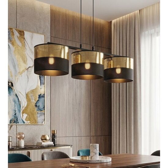 Emibig Emibig LUX 3 BL GOLD - Moderne Pendelleuchte für eine stilvolle Atmosphäre