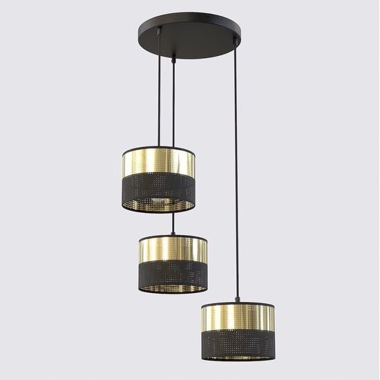Emibig Emibig LUX 3 BL GOLD PREM - Moderne hanglamp voor elke ruimte