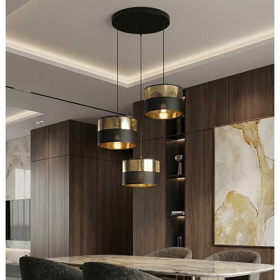 Emibig Emibig LUX 3 BL GOLD PREM - Moderne Pendelleuchte für jeden Raum