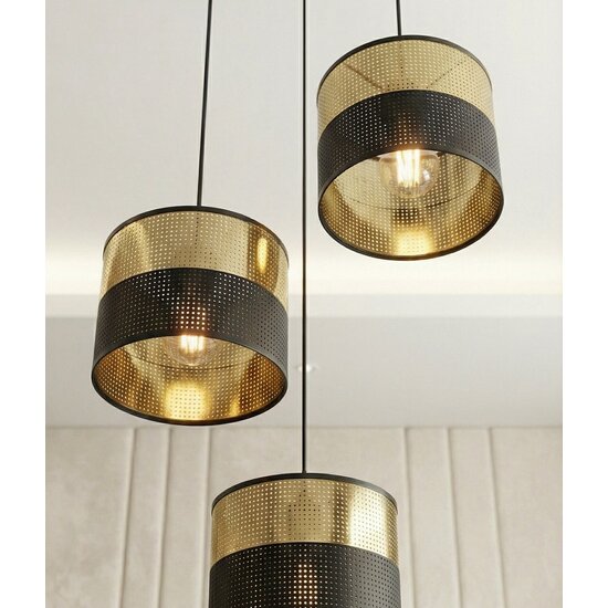 Emibig Emibig LUX 3 BL GOLD PREM - Lampe suspendue moderne pour tous les espaces