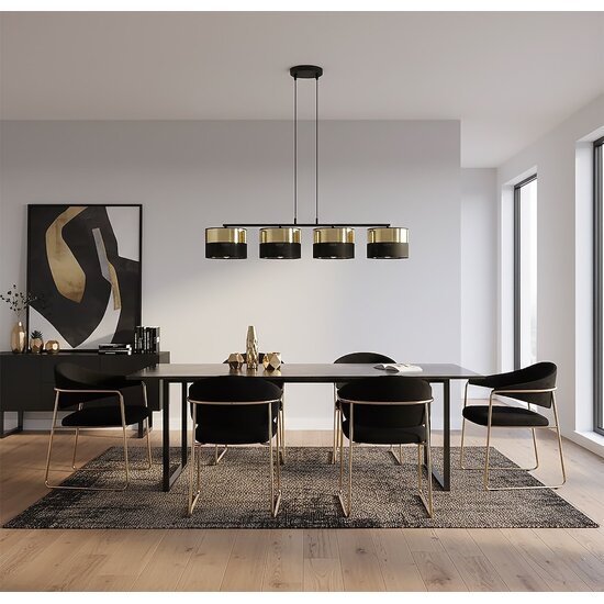 Emibig Emibig LUX 4 BL GOLD - Modern pendant lamp for stylish lighting