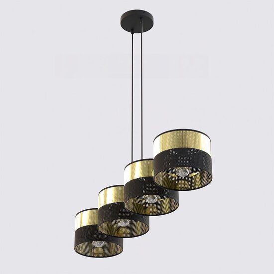 Emibig Emibig LUX 4 BL GOLD - Modern pendant lamp for stylish lighting