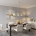 Emibig Emibig LUX 3 WH GOLD - Modern pendant lamp for stylish lighting
