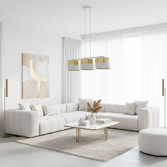 Emibig Emibig LUX 3 WH GOLD - Moderne Pendelleuchte für stilvolle Beleuchtung