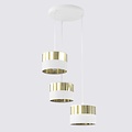 Emibig Emibig LUX 3 WH GOLD PREM - Lampe suspendue moderne pour une ambiance élégante