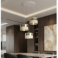 Emibig Emibig LUX 3 WH GOLD PREM - Moderne Pendelleuchte für eine stilvolle Atmosphäre