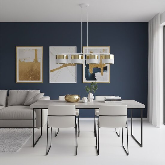 Emibig Emibig LUX 4 WH GOLD - Modern pendant lamp for stylish lighting